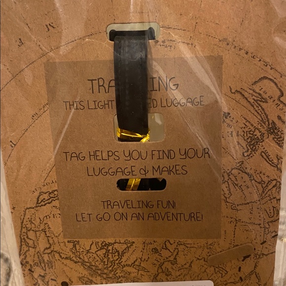 Polka Dot Pink Minnie Mouse Luggage Tag - Picture 3 of 3